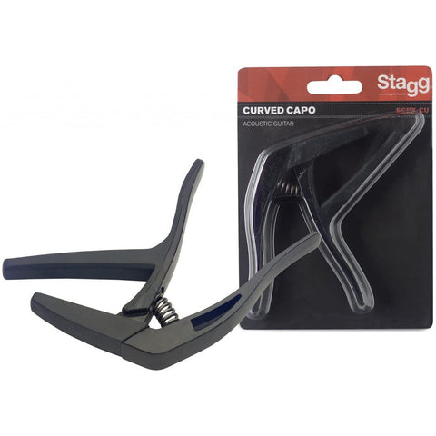 SCPX-CU BK Stagg Guitar Capo, Black