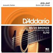 EJ D'Addario 80/20 Phosphor-Bronze  Strings