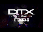 Yamaha DTX6 Series DTX6K-3X Silicone-Pad Digital Drum Set