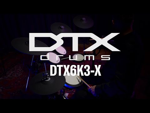Yamaha DTX6 Series DTX6K-3X Silicone-Pad Digital Drum Set