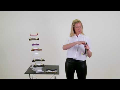 KUN200C Kun Collapsible Shoulder Rest for 1/2 and 3/4 Size