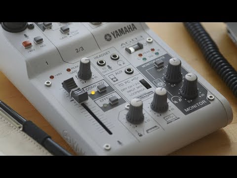 Yamaha Multipurpose AG06 6-Channel Mixer with USB Audio Interface
