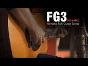 Yamaha FG/FS Red Label Series FG3 Acoustic Guitar