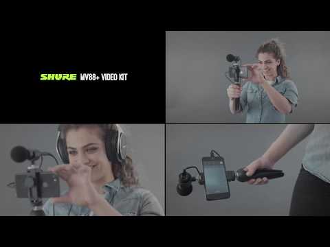 Shure MV88 Premium Stereo Condenser Mic with Mobile Accessory Kit