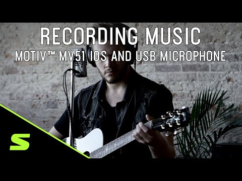 Shure MV51 Premium Home Studio Microphone w/USB-A & USB-C chord
