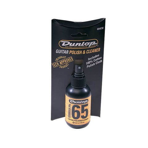 JD654C Dunlop Formula 65 Polish/Cleaner + Cloth