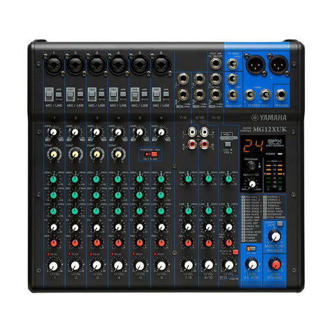 MG12XUK Yamaha 12 Channel Mixing Console