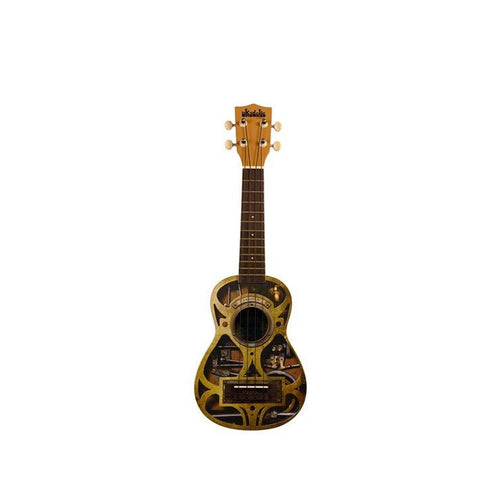 MK-SS-STP Makala Soprano Ukulele - Steampunk Design