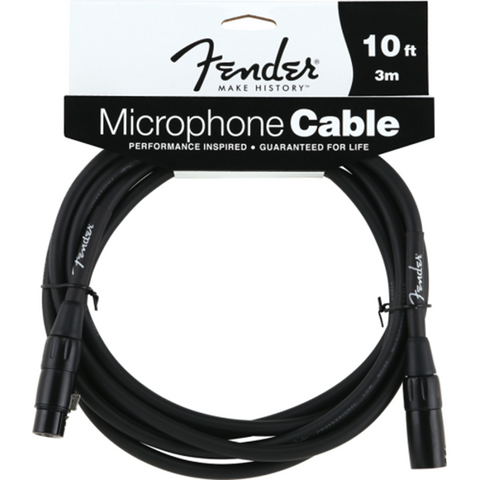 Fender Microphone Cable 10 Ft FM10