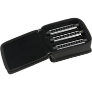 Fender Blues Deluxe Harmonica 3 pack with Case