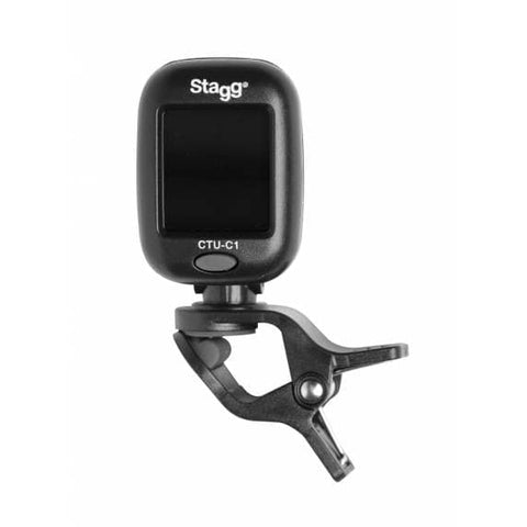 CTU-C1 Stagg Black automatic chromatic clip-on tuner